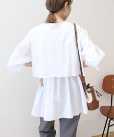 AMERICAN HOLIC サッカーティアードロングブラウス