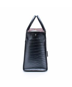 A.D.M.J. 【牛革】クロコ型押しスクエアトートM
