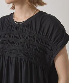 AMERICAN HOLIC シャーリング半袖フレアプルオーバー