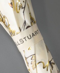 AURORA ジルスチュアート　ボタニカル箔文字プリント長傘