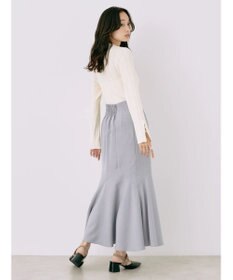 earth music&ecology 袖パールハイネックリブプルオーバー