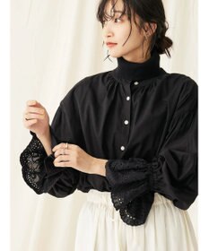 CRAFT STANDARD BOUTIQUE スカラレース袖ブラウス