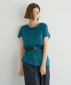YECCA VECCA 【接触冷感】ドレープカットトップス