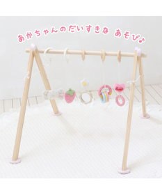 Mother garden マザーガーデン いちごの木製ベビージム 2ケ月～