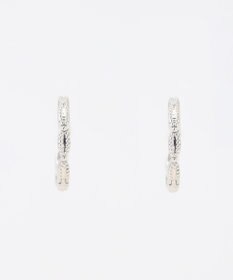 TOCCA 【WEB限定】DAISY PETAL HOOP PIERCED EARRINGS K10ホワイトゴールド 淡水パール 2WAYピアス