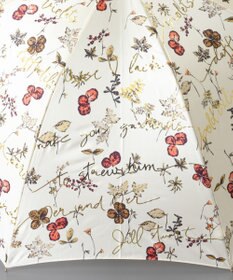 AURORA ジルスチュアート　ボタニカル箔文字プリント長傘