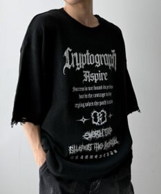 WEGO ダメージボーダーニットプルオーバー(SS)