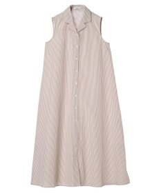 earth music&ecology ＳＥＴ２点シャーリングビスチェ×シャツワンピース