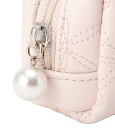 Maison de FLEUR リボンキルティングロングポーチ