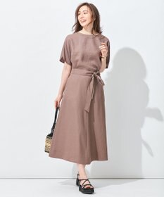 自由区 【接触冷感/セットアップ着用可】トリアセテートツイル フレアスカート