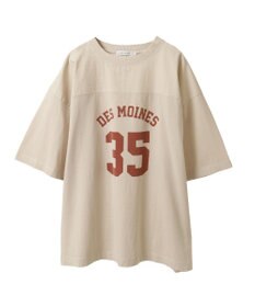 AMERICAN HOLIC ピグメント加工フットボールＴシャツ