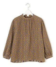 J.PRESS YORK STREET 【WOMEN】フラワープリント プリーツブラウス