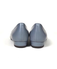 Dominic3 デザインバックル ローヒール レザーパンプス