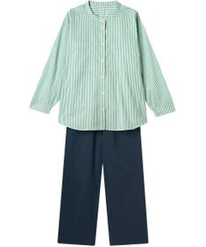 ワコール／睡眠科学 パジャマ 長袖 長ズボン 綿混(本体) ここちよく眠れる 寝返りしやすい レディース YDX509 睡眠科学／ワコール