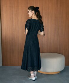 earth music&ecology パネル切り替えレースワンピース