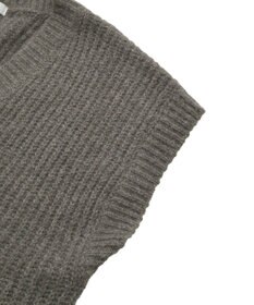 AMERICAN HOLIC 裾フリンジニットショートベスト