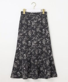 ANY SIS 【洗える】フラワープリントペプラム スカート