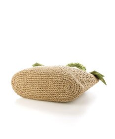 UNBILLION カシュカシュ cachecache / 下がりリボン柄編みトート カゴバッグ