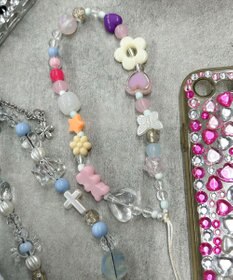 WEGO ビーズストラップキーホルダーC