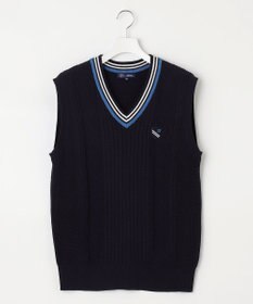 23区GOLF 【MEN】【キングサイズ】コットンブレンド ニットベスト