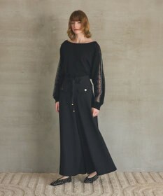 GRACE CONTINENTAL レーススリーブトップ