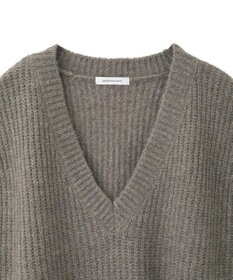 AMERICAN HOLIC 裾フリンジニットショートベスト