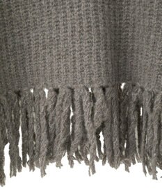 AMERICAN HOLIC 裾フリンジニットショートベスト