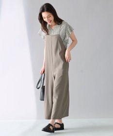 ANY L 【接触冷感/UVケア】イージーケア サロペットパンツ