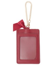 Maison de FLEUR リボンキルティングパスケース