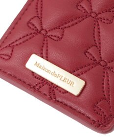 Maison de FLEUR リボンキルティングパスケース