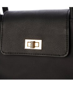 UNBILLION VERYコラボ　ペルケ perche / 牛革フラップナイロントートバッグ