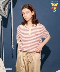 AMERICAN HOLIC 【TOY STORY 5】ボーダー半袖ニットポロ