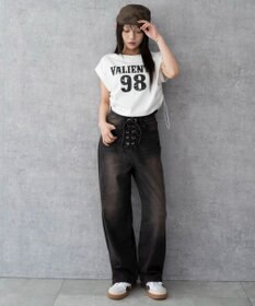 WEGO レースアップデニムパンツ