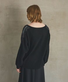 GRACE CONTINENTAL レーススリーブトップ