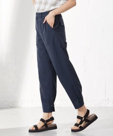 J.PRESS LADIES 【2WAY・洗える】ポリエステルリネンパンプキンシェル ベイカー パンツ