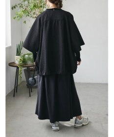 Green Parks AnriettMusee フロントジップジャガードブルゾン