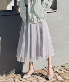 自由区 L 【新色追加生産・WEB限定カラーあり】チュール スカート