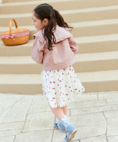 ANY KIDS パール フリル サンダル