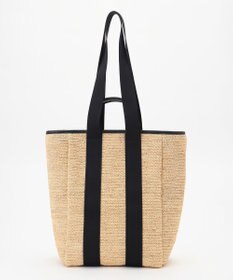 自由区 【2WAY】ハンドルラフィア トートバッグ