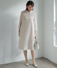 J.PRESS LADIES S 【2way】セラテリーダブルクロス 襟付き ワンピース