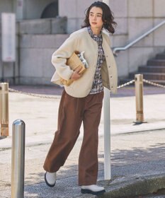 AIGLE カーディガン シェルパフリースジャケット