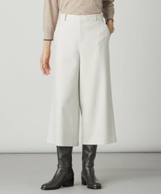 J.PRESS LADIES L 【WEB限定カラーあり】ツムギートflannel クロップド パンツ エクリュ系