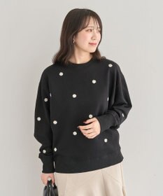 Green Parks ・ｓｗｉｎｇ　ｂｙ　デイジー刺繍スウェット