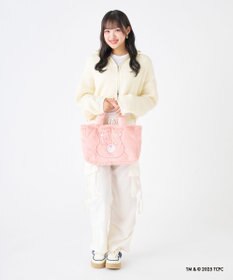 MOONBAT Care Bears(ケアベア) フェイクファーバッグ A4サイズ 手洗い可能