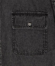 WEGO 【ユニセックス着用ITEM/MLサイズ展開】カラーデニムシャツ（SS）