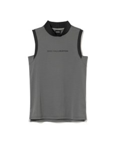 ZERO HALLIBURTON ノースリーブボーダーモックネック ZHG-W6S5b 85218