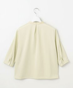 J.PRESS LADIES 【洗える】エンブロシャツジャージー ブラウスライク カットソー