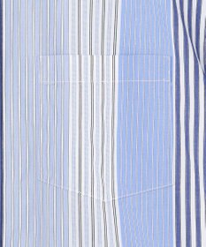 J.PRESS YORK STREET 【UNISEX】マルチストライプバンドカラー シャツ