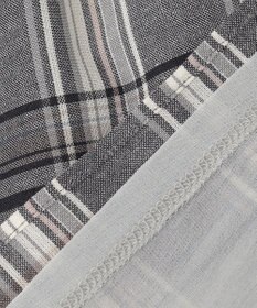 J.PRESS LADIES L シアーストライプ&チェック カットソー