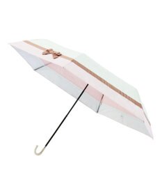 MOONBAT estaa 晴雨兼用 折りたたみ傘 グログランテープリボン 日傘 遮光 遮熱 UV